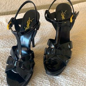 YSL tribute heels with dust bag